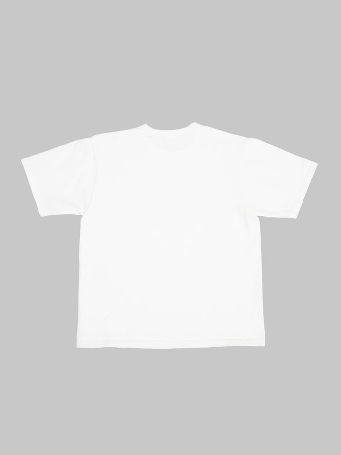 The Flat Head 20oz Ultra Heavyweight Loopwheel TShirt White back