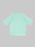 The Flat Head FN-THW-002 Raglan Sleeve Thermal T-Shirt Green