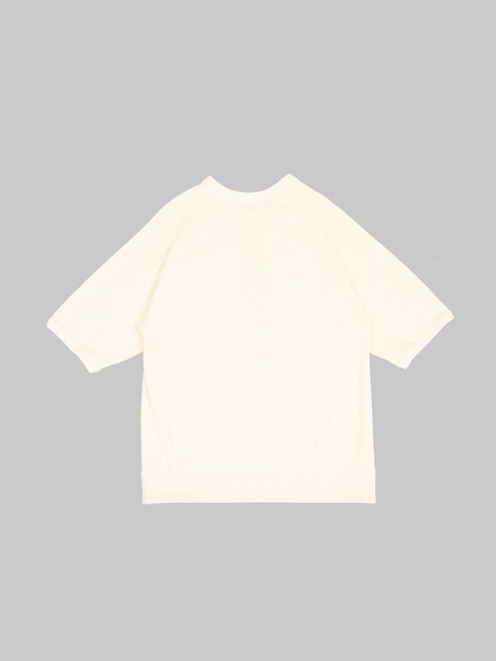 The Flat Head FN-THW-002 Raglan Sleeve Thermal T-Shirt Ivory