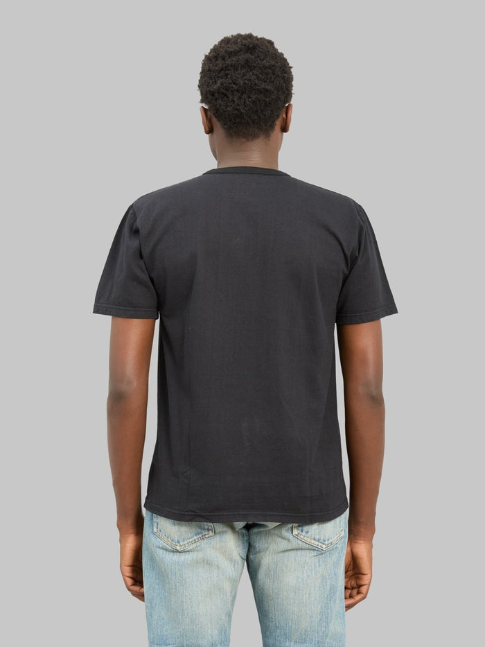 The Flat Head FN-TSH-003 Henley T-Shirt Black