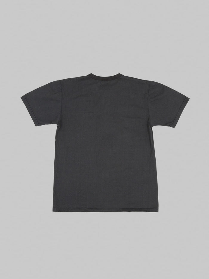 The Flat Head FN-TSH-003 Henley T-Shirt Black