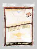 The Flat Head FN-TSH-003 Henley T-Shirt Natural