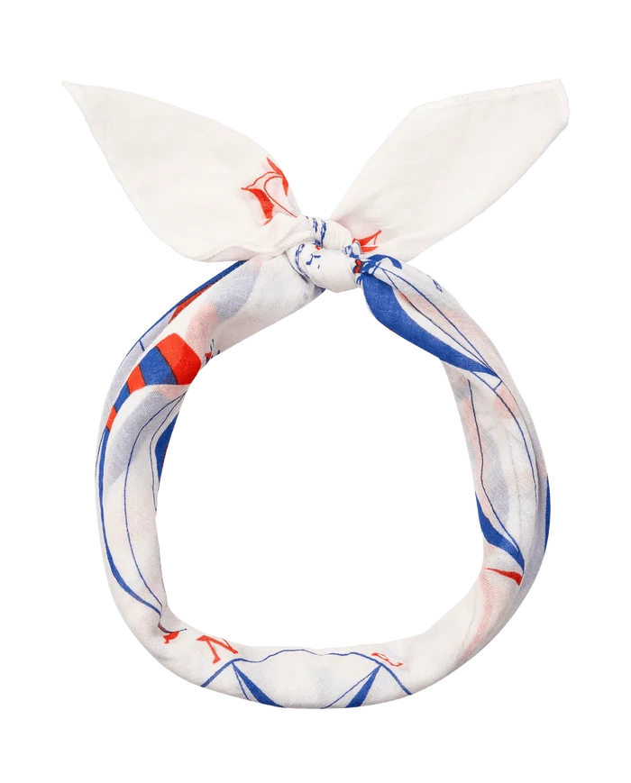 The Great - Sailboat Bandana White - Kalifornia Jean Bar