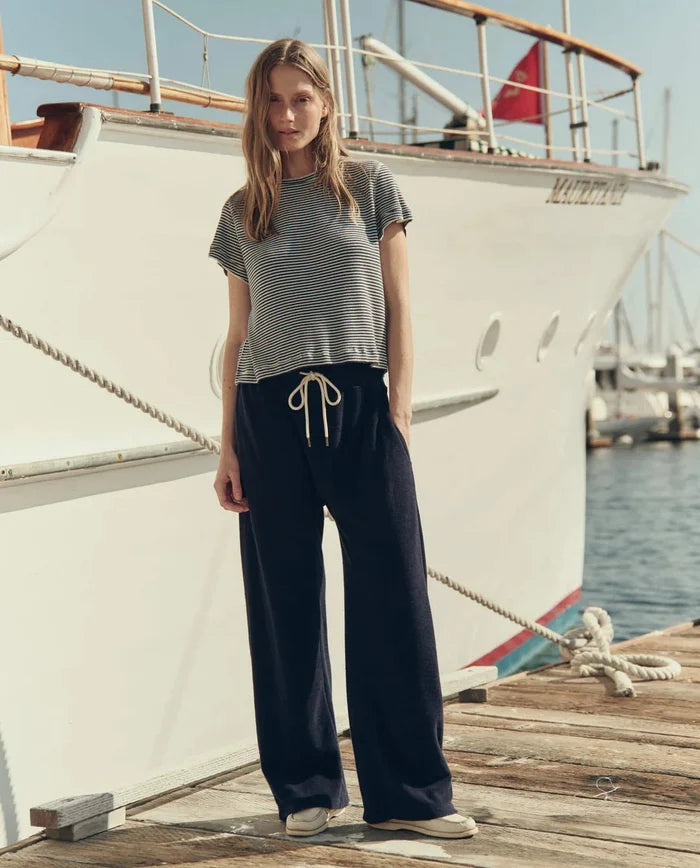 The Great - The Little Tee Navy Stripe - Kalifornia Jean Bar