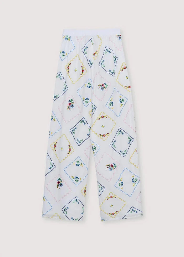 The New Society - Jacinthe Pant Multicolor Embroidery - Kalifornia Jean Bar
