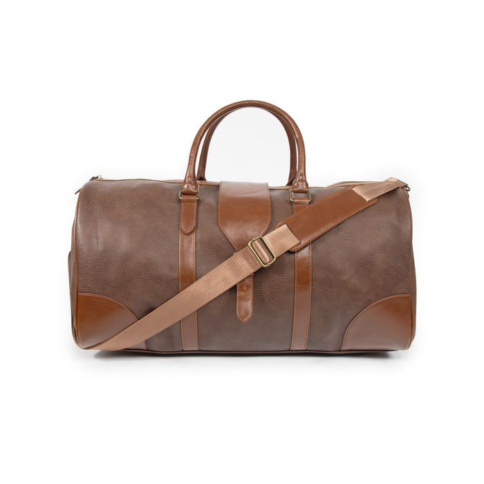 Brouk & Co The Oxford Duffel Bag | Chocolate Brown