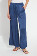 Lysse The Packable Pleated Palazzo Pant | Capri Blue