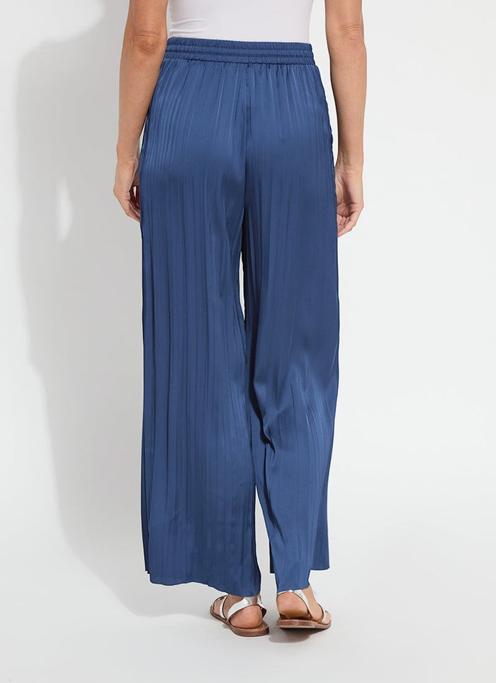 The Packable Pleated Palazzo Pant | Capri Blue