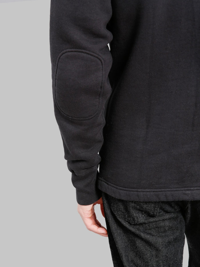 The Strike Gold Loopwheeled Shawl Collar Cardigan Black hem