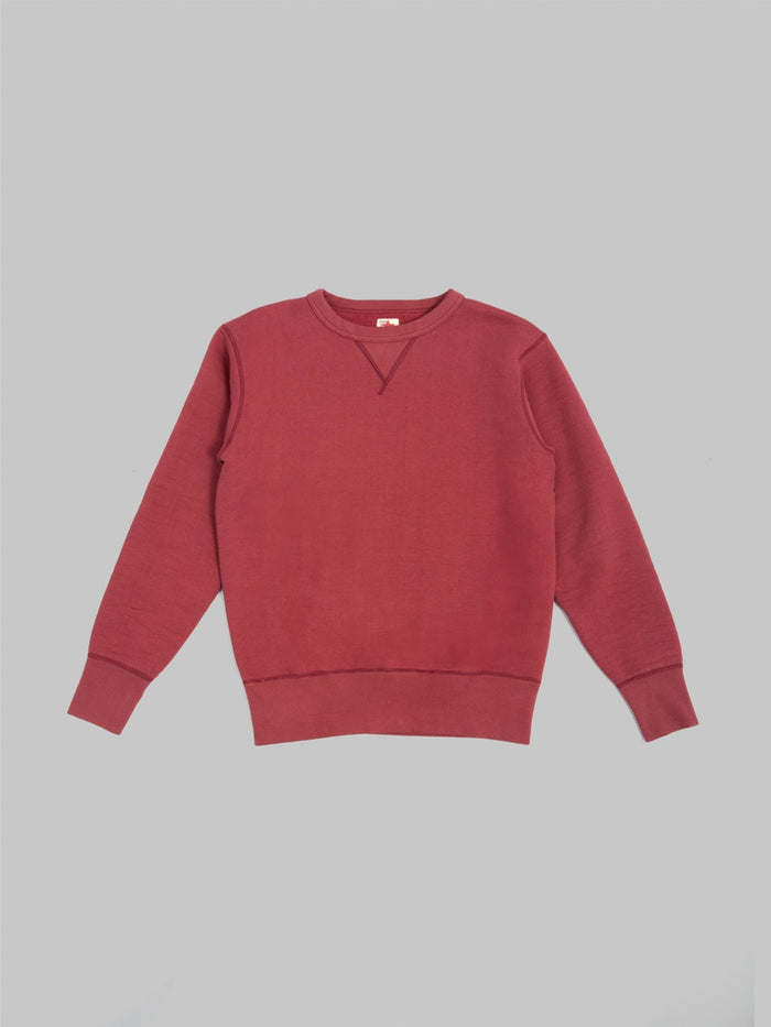 the strike gold loopwheeled sweatshirt burgundy front