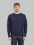 The Strike Gold  Loopwheeled Sweatshirt Navy front look