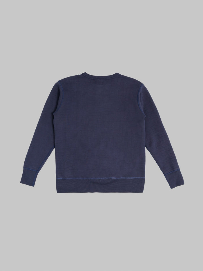 The Strike Gold  Loopwheeled Sweatshirt Navy back