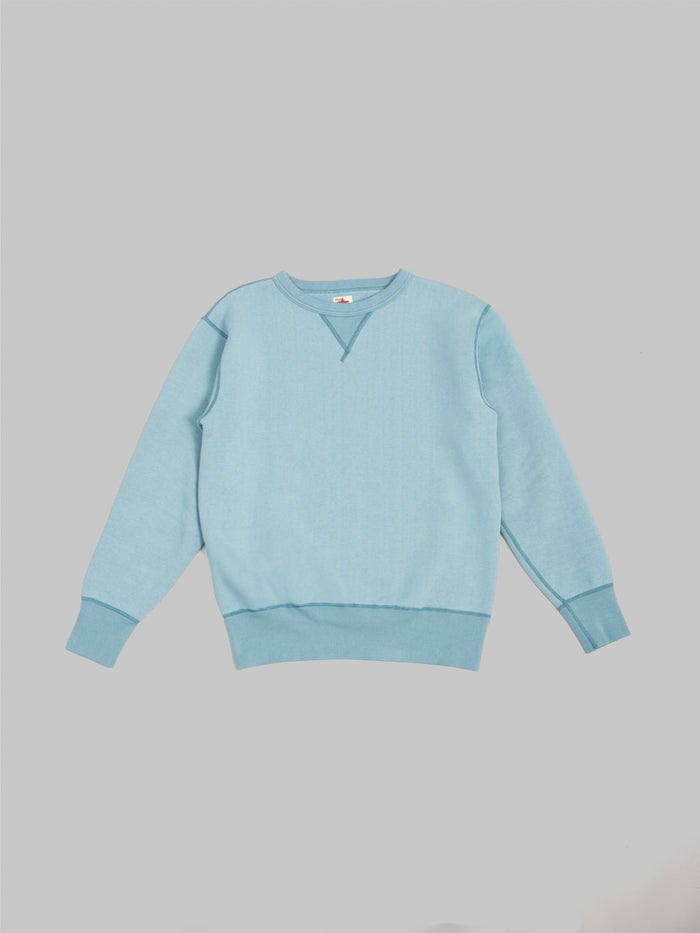 the strike gold loopwheeled sweatshirt sax blue front