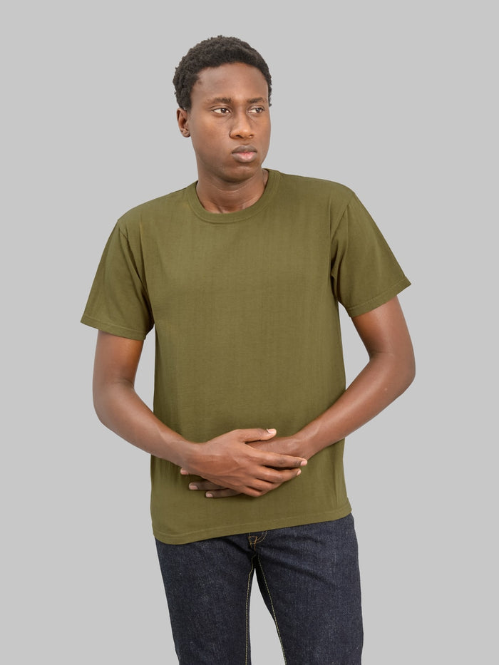 The  Strike Gold Loopwheeled T-Shirt Olive