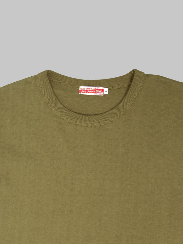 The  Strike Gold Loopwheeled T-Shirt Olive