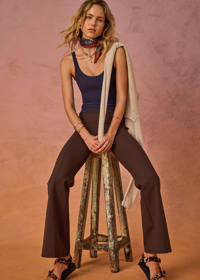 The Upside - Amelia Tank Top in Navy - Kalifornia Jean Bar