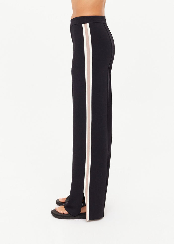 The Upside - Freya Knit Pant In Black - Kalifornia Jean Bar