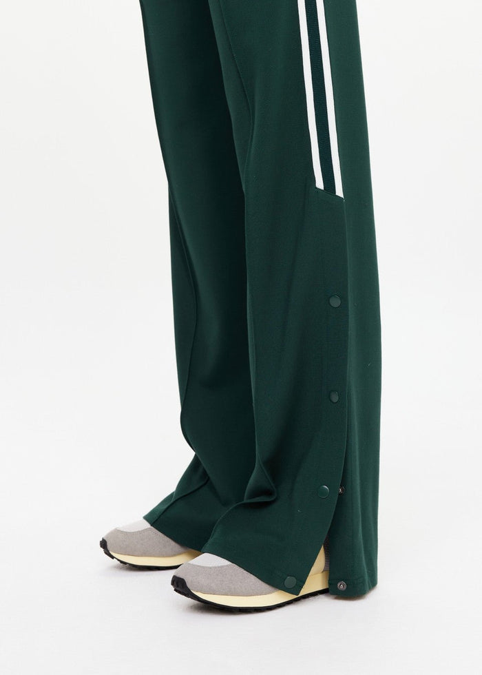 The Upside - Racing Green Cobra Zephyr Wide Leg Pant - Kalifornia Jean Bar