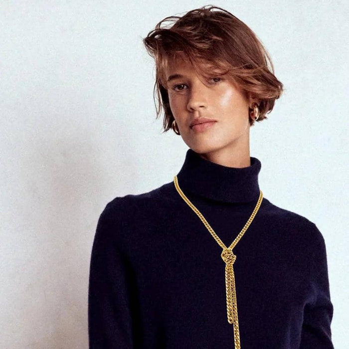 Tie it up-Waterproof Chain Necklace
