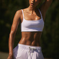 Free People Tighten Up Mini Bra | White