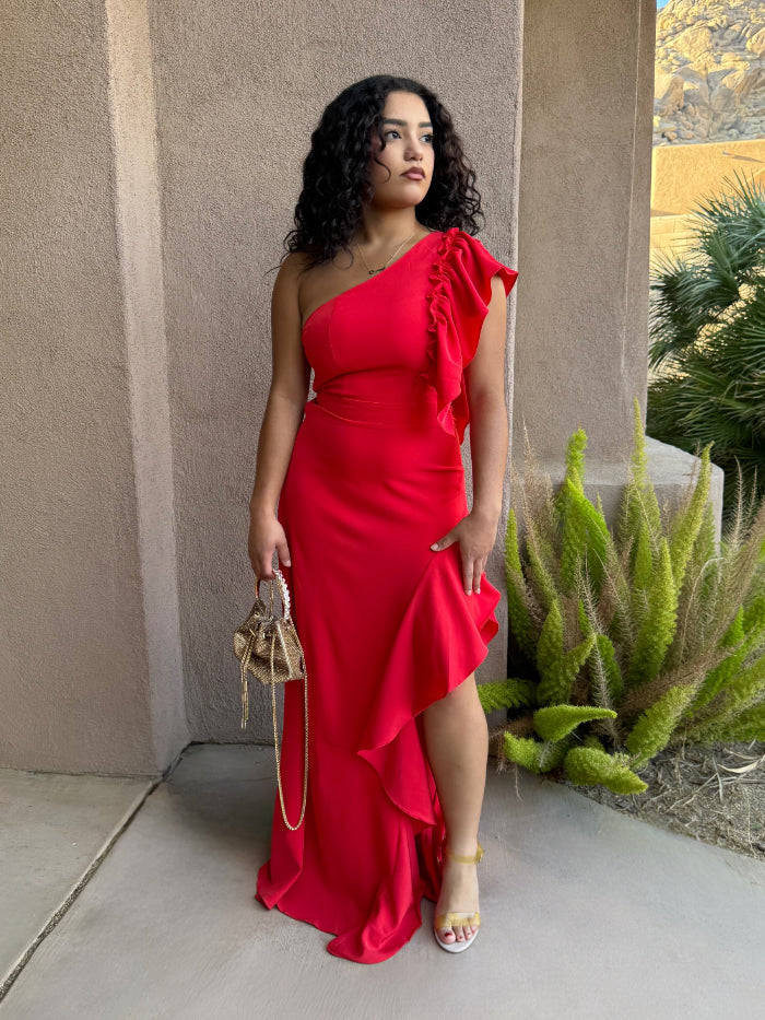 Timeless Red Maxi Dress image 0