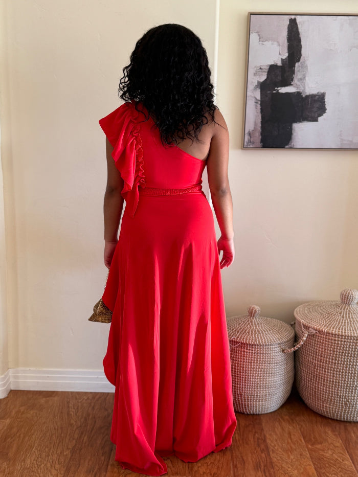 Timeless Red Maxi Dress image 1
