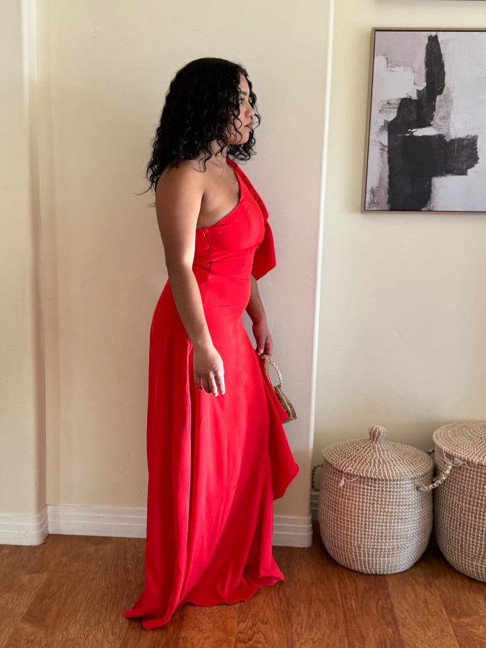 Timeless Red Maxi Dress image 4