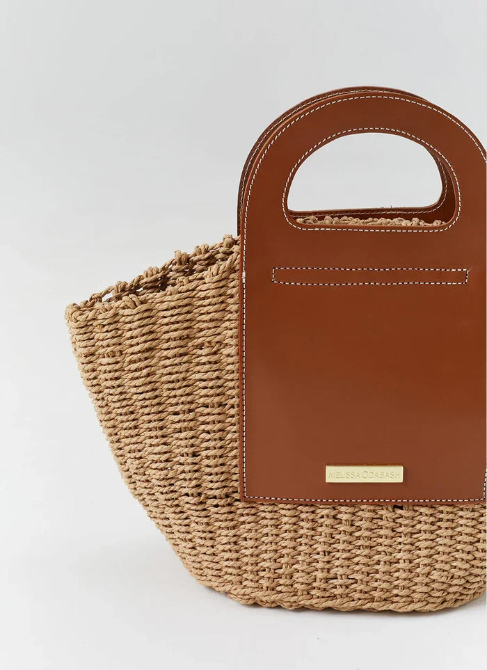Beach Bags Melissa Odabash Torcello Bag Beige Tan O/S Apoella