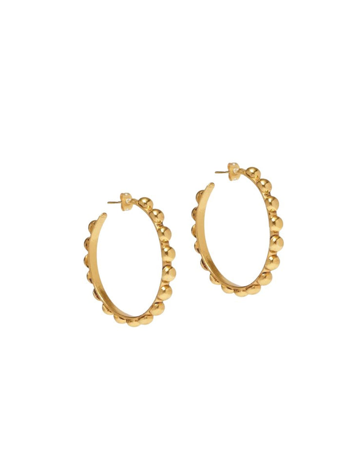 Earrings Sylvia Toledano Tribal Hoops Earrings Gold O/S Apoella