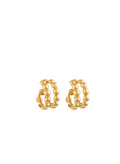 Earrings Sylvia Toledano Tribal Small Double Hoops Earrings Gold O/S Apoella