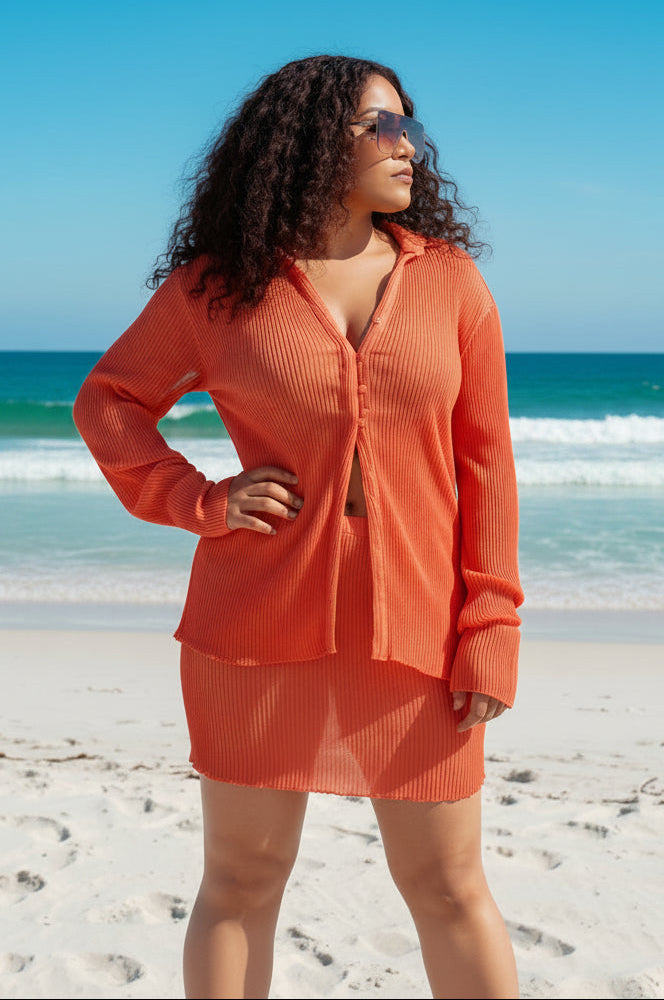 Tropics Pleated Skirt Set image 4