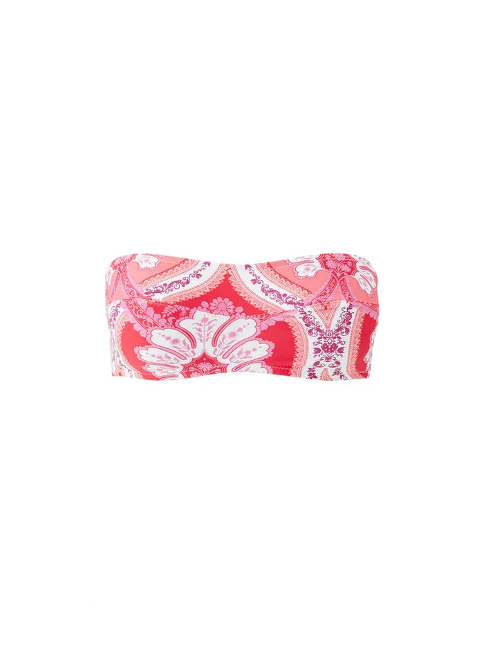 Swimwear Melissa Odabash Turin Bandeau Bikini Top Ornate Apoella