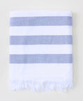 Weezie Turkish Towel Coastal Navy Stripe
