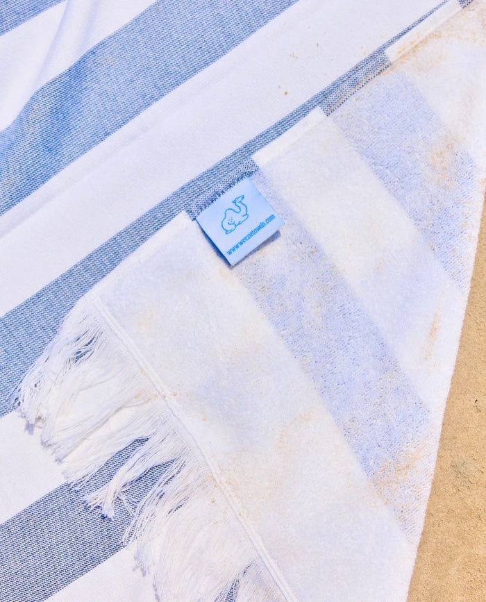 Turkish Towel | Coastal Navy Stripe