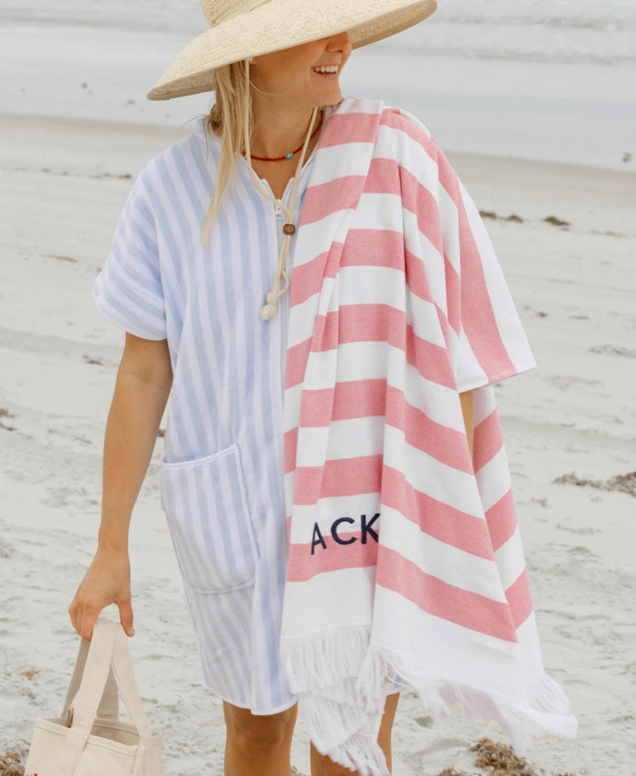 Turkish Towel | Nantucket Red Stripe