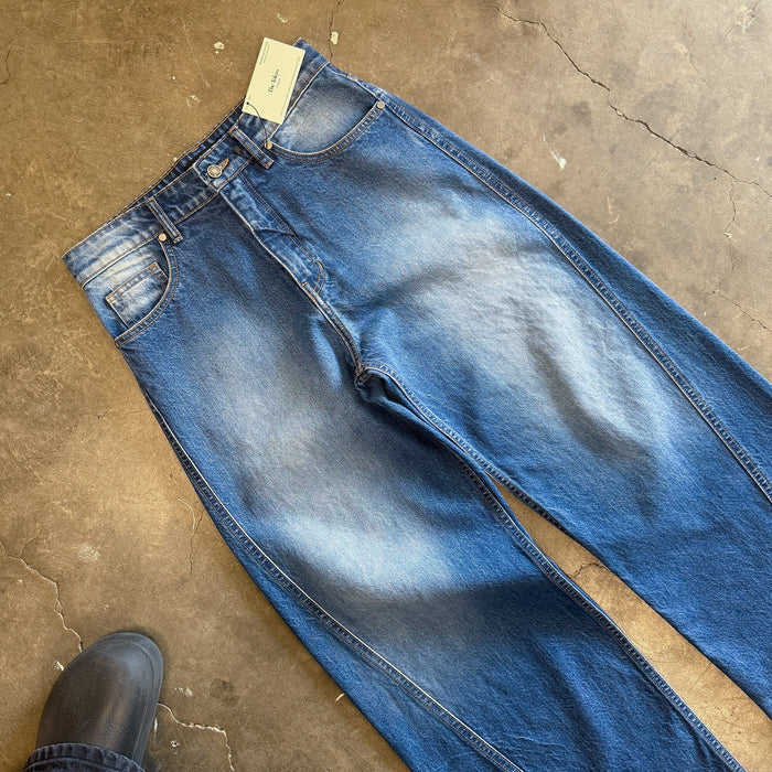 Twisted Tokyo Dad Jeans | Baggy, Wide-Leg Kyoto Blue II