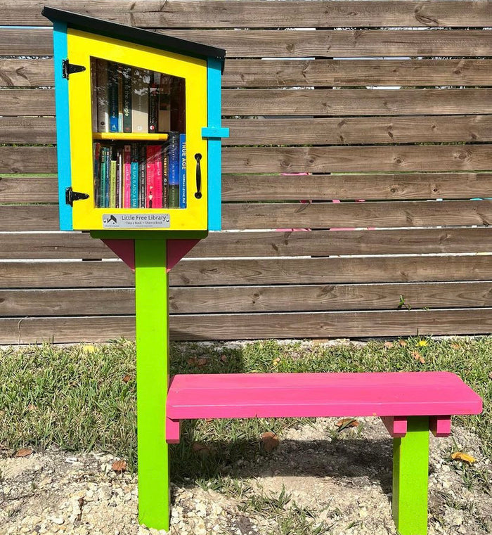 Two Story Modern Unfinished Little Free Library