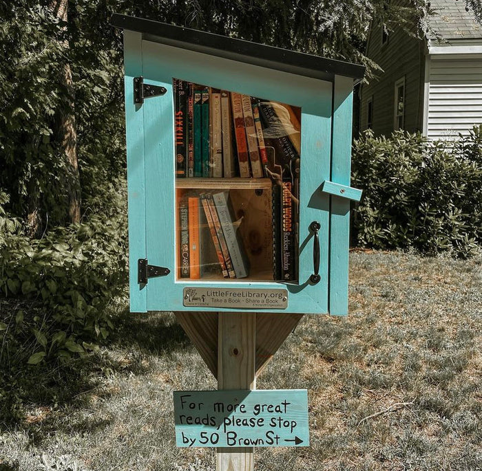 Two Story Modern Unfinished Little Free Library