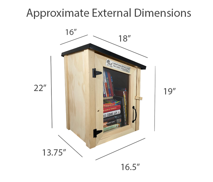 Two Story Modern Unfinished Little Free Library