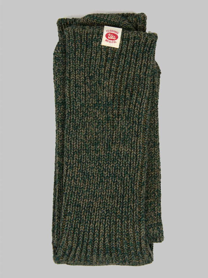 UES Melange Crew Length Socks Green - Redcast Heritage Co.