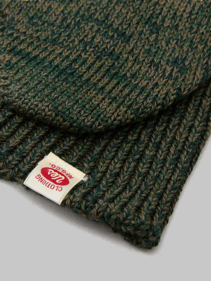 UES Melange Crew Length Socks Green - Redcast Heritage Co.