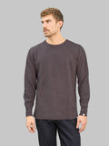 UES Double Honeycomb Thermal TShirt Purple Navy model look