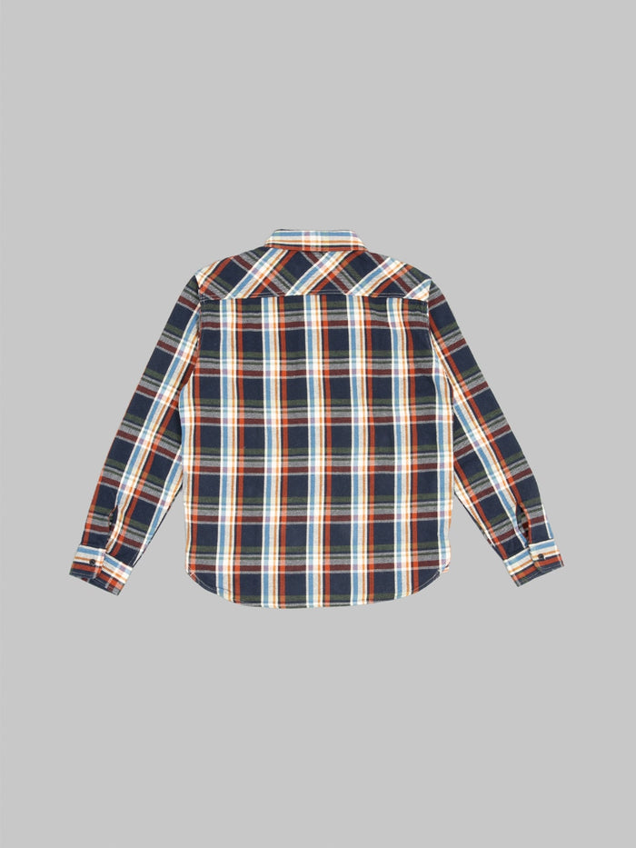 UES Heavy Flannel Shirt Navy - Redcast Heritage Co.