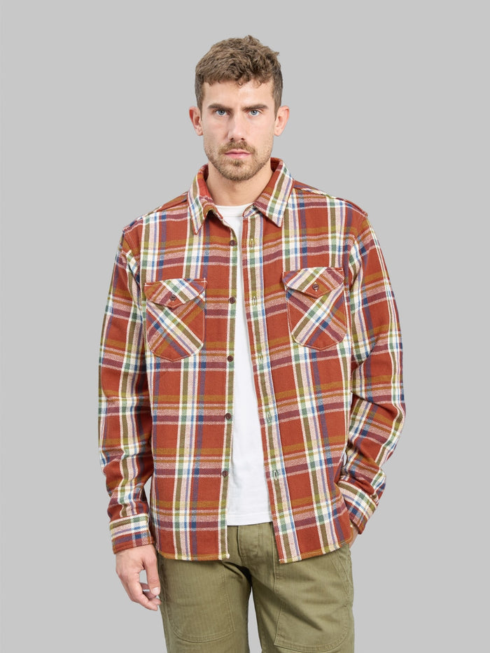 UES Heavy Flannel Shirt Red