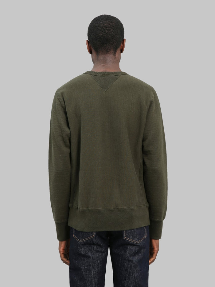 UES New Purcara Sweatshirt Olive back fit