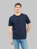 UES No 7 Yarn Dyed Indigo TShirt styled