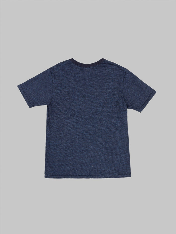 UES No 7 Yarn Dyed Indigo TShirt back