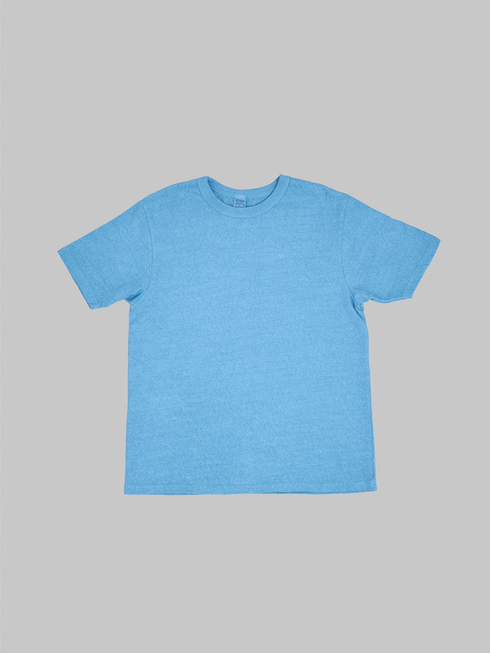 UES N8 Slub Nep Short Sleeve TShirt Blue front
