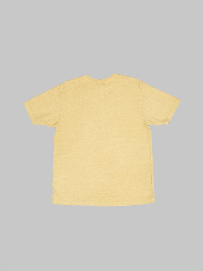 UES N8 Slub Nep Short Sleeve TShirt yellow back