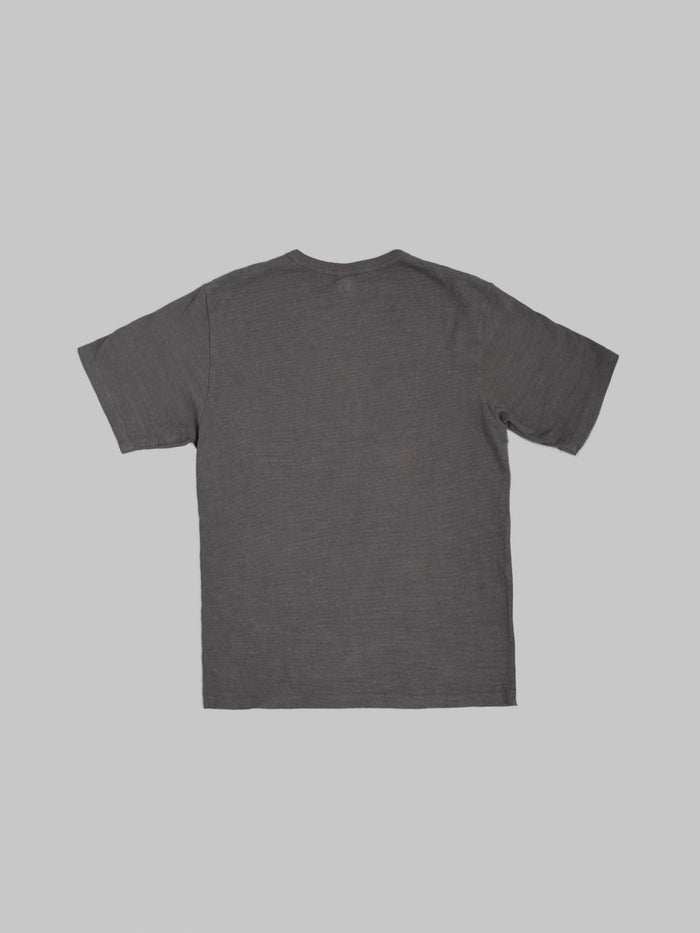UES No.8 Slub Nep Short Sleeve T-Shirt Steel Grey - Redcast Heritage Co.